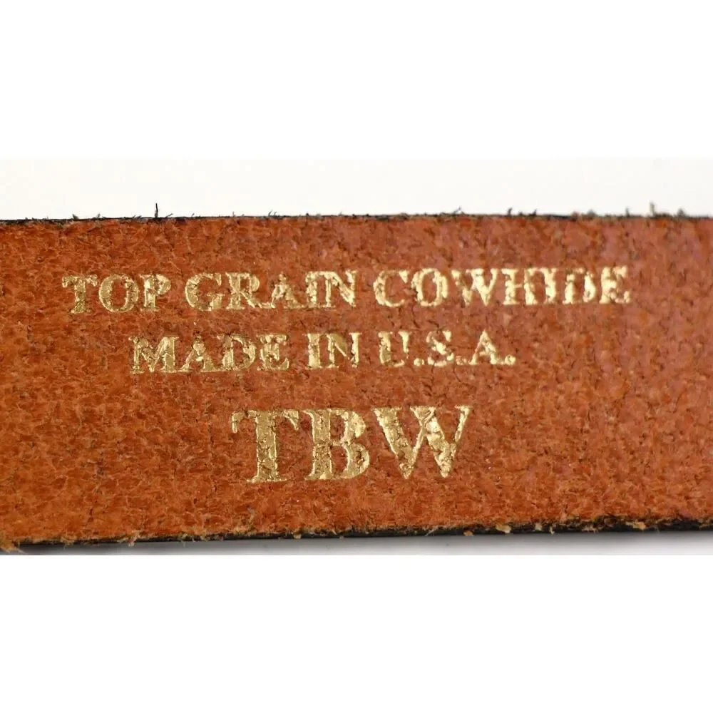 Postal USA #PE 2-2141 BLACK SADDLE LEATHER 1.25
